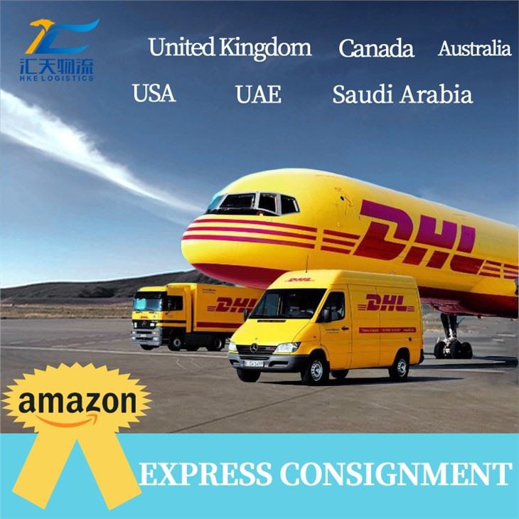 Tez yetkazib berish kuryeri eshikdan eshikgacha logistika DHL Express yuk tashish Xitoydan AQShga Air Express